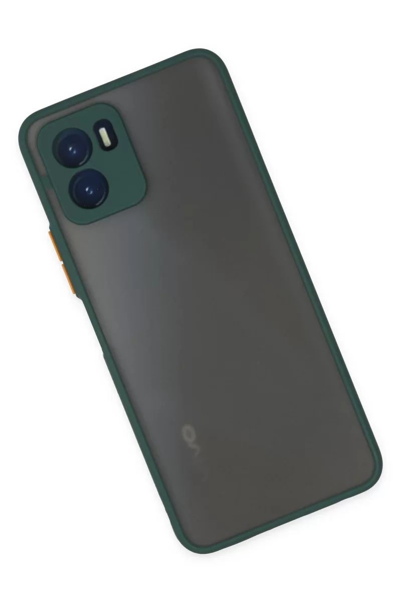 Newface Vivo Y15S Kılıf Montreal Silikon Kapak - Yeşil