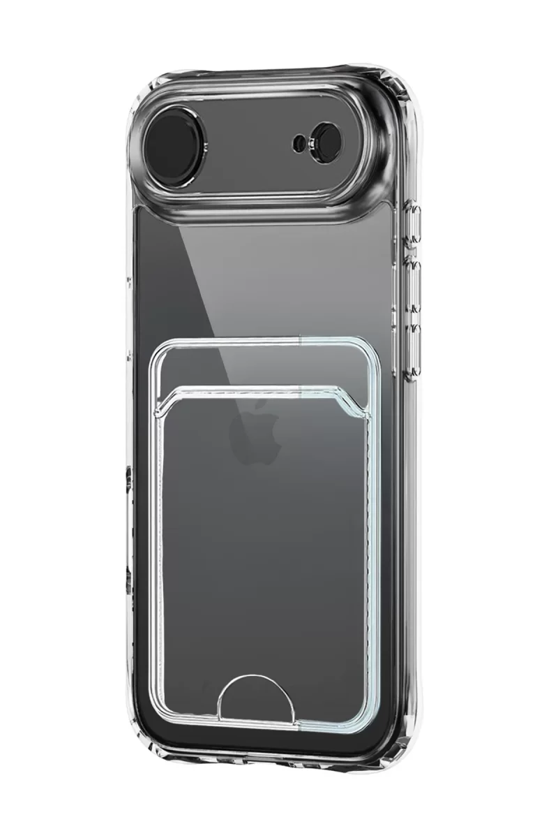 Newface Apple iPhone 17 Air Kart Şeffaf Silikon - Şeffaf