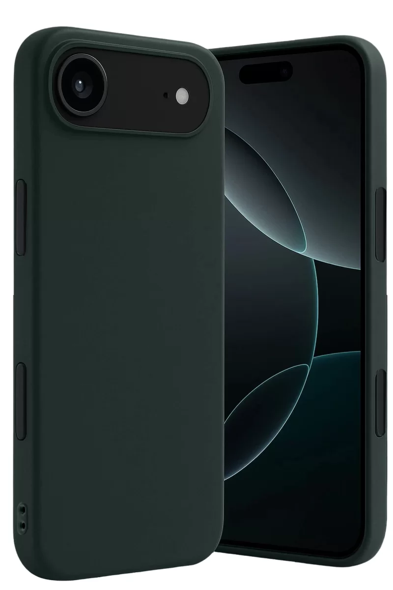 Newface Apple iPhone 17 Air First Silikon - Koyu Yeşil