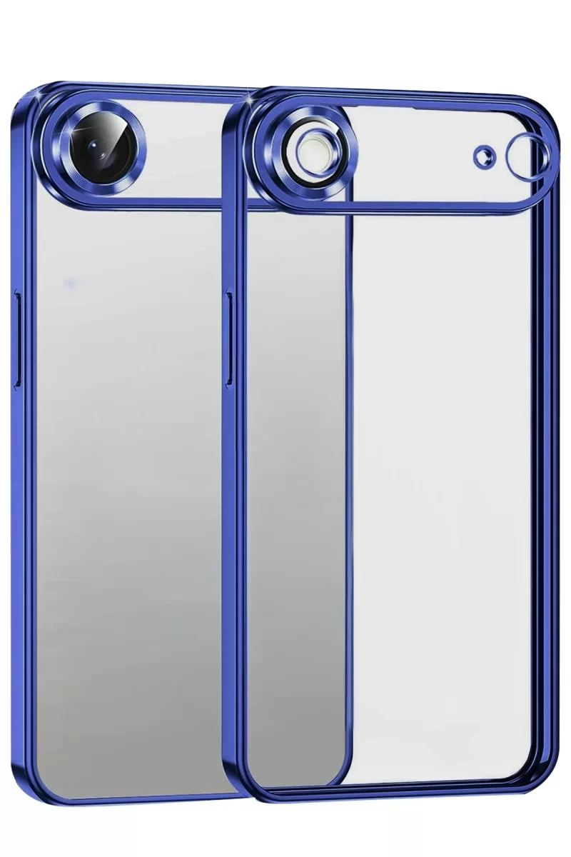 Newface Apple iPhone 17 Air Razer Lensli Silikon - Lacivert