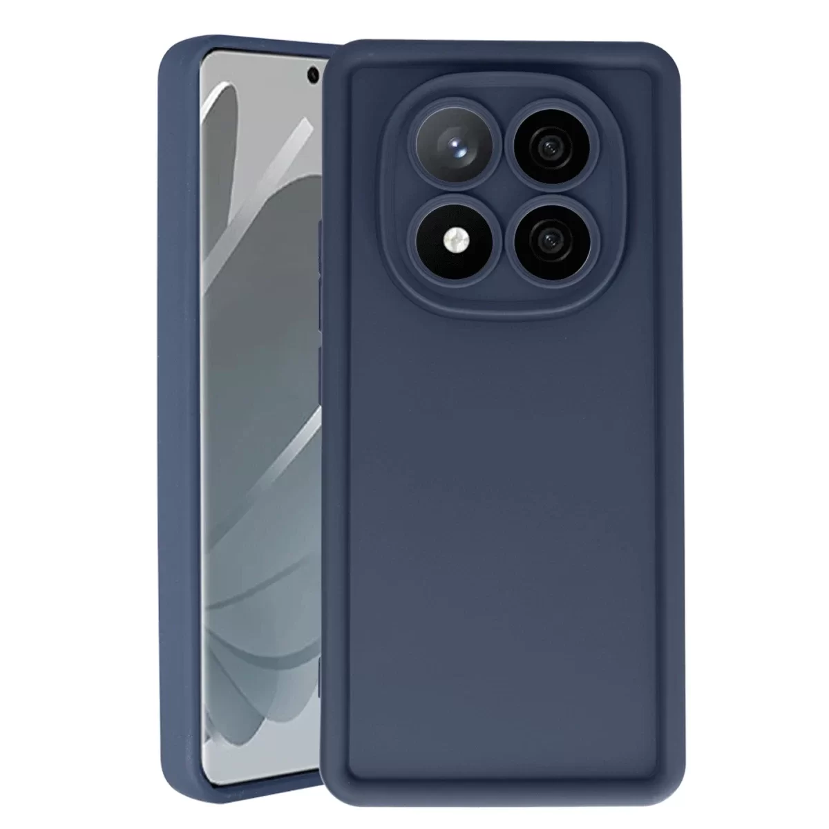 Newface Xiaomi Redmi Note 14 Pro 4G Kılıf Viera Silikon - Lacivert