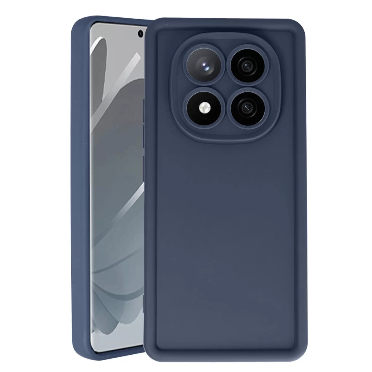 Newface Xiaomi Redmi Note 14 Pro 4G Kılıf Viera Silikon - Lacivert