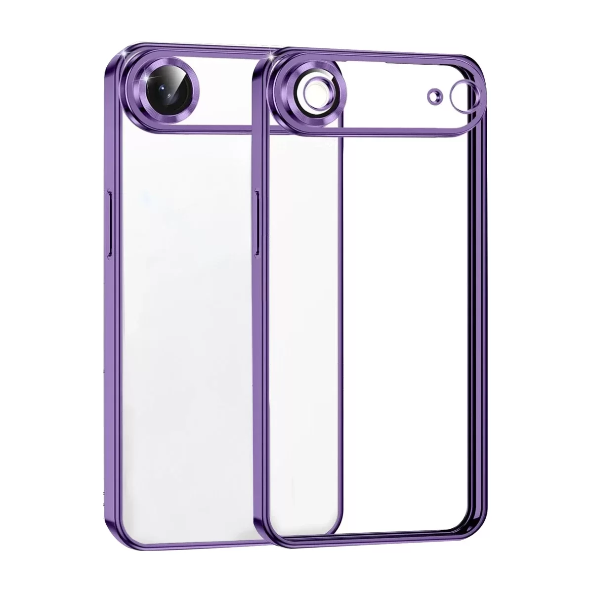 Newface Apple iPhone 17 Air Razer Lensli Silikon - Mor