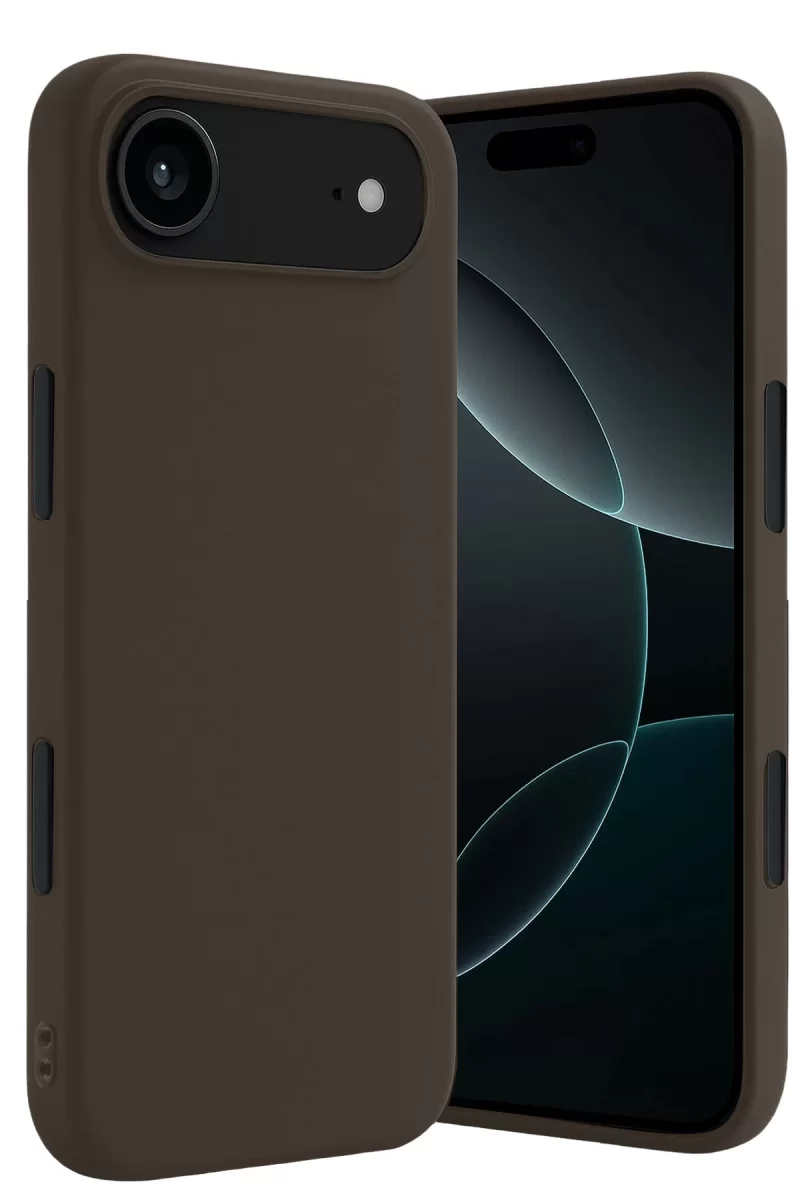 Newface Apple iPhone 17 Air First Silikon - Kahverengi