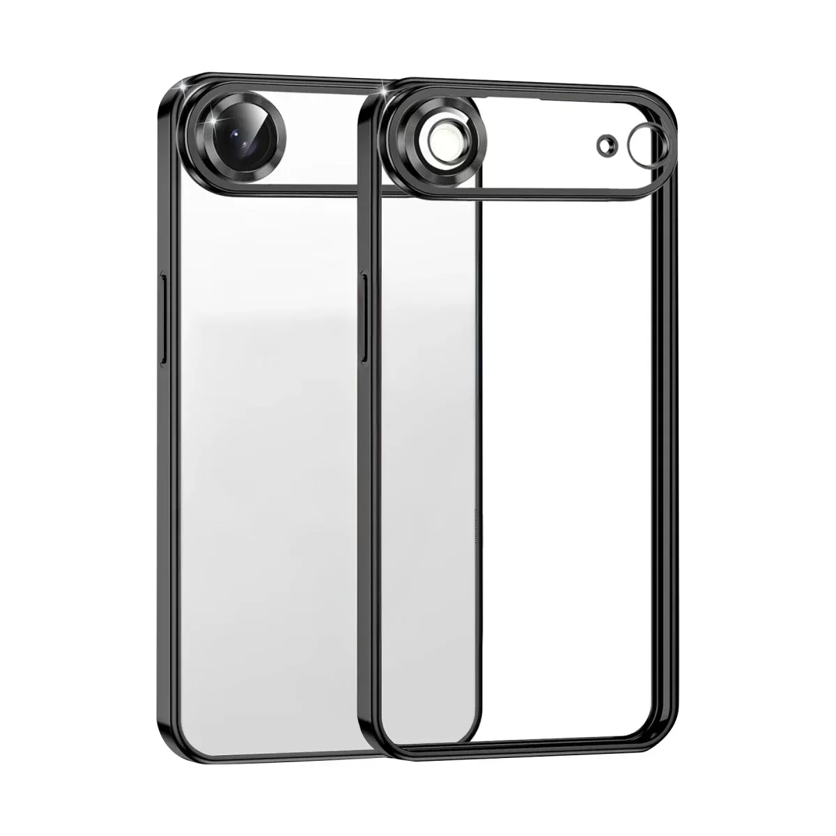 Newface Apple iPhone 17 Air Razer Lensli Silikon - Siyah