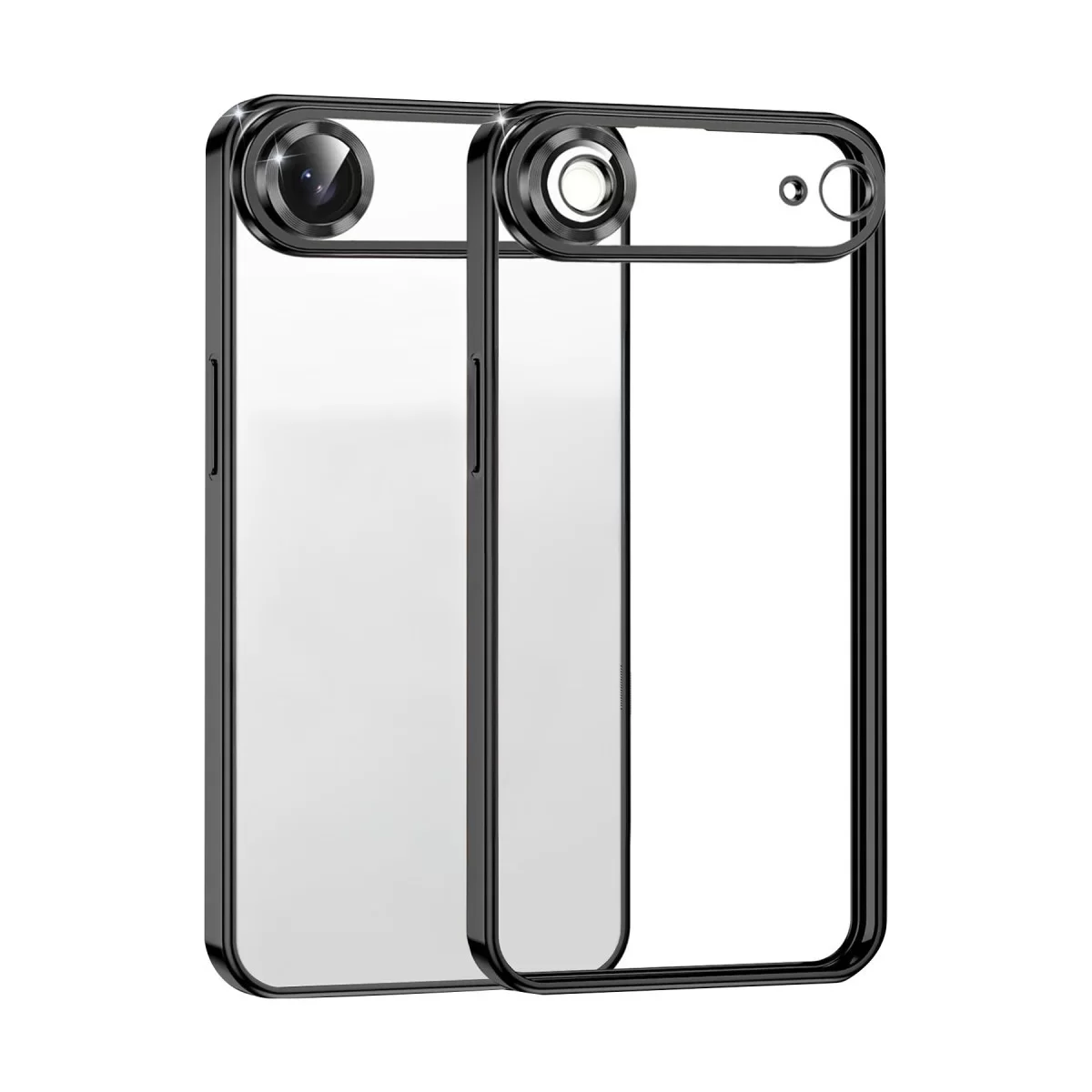 Newface Apple iPhone 17 Air Razer Lensli Silikon - Siyah
