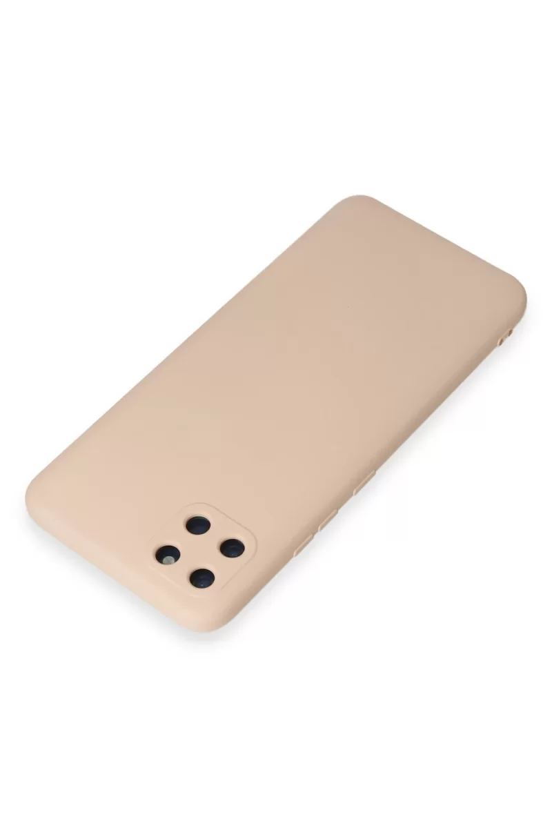 Newface Realme C11 Kılıf Nano içi Kadife Silikon - Pudra