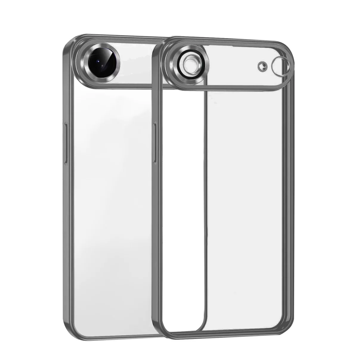 Newface Apple iPhone 17 Air Razer Lensli Silikon - Titan Gri