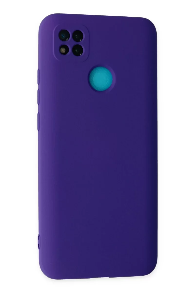 Newface Xiaomi Redmi 9C Kılıf Nano içi Kadife Silikon - Mor