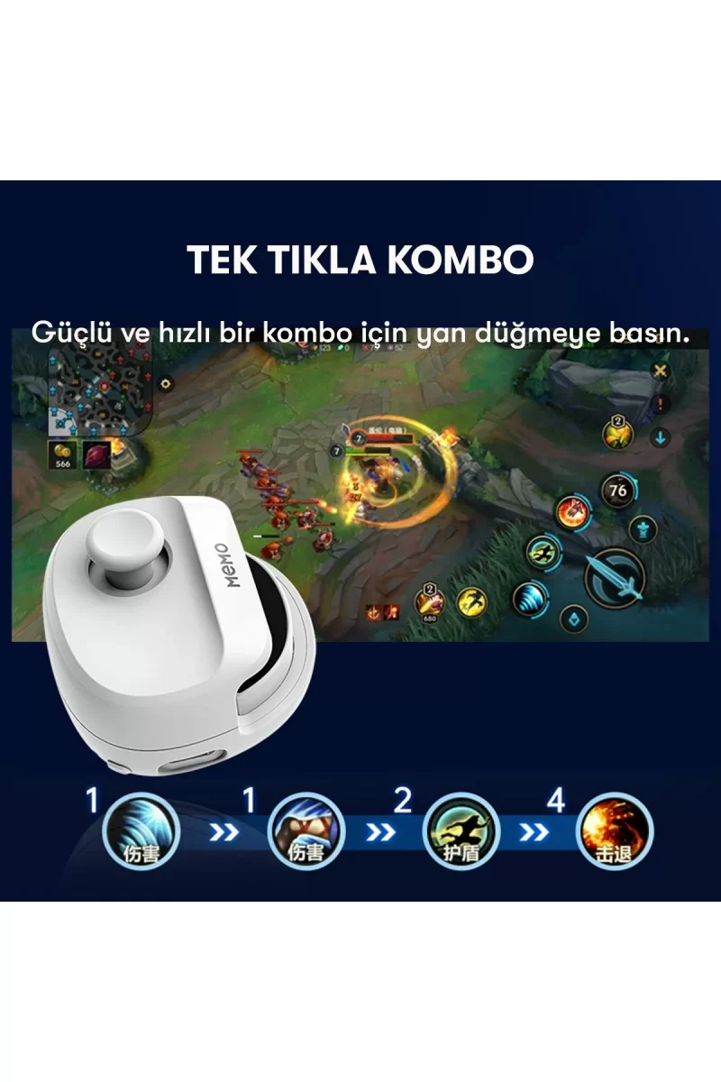 Newface Memo MB01 Oyun Tuşu - Beyaz