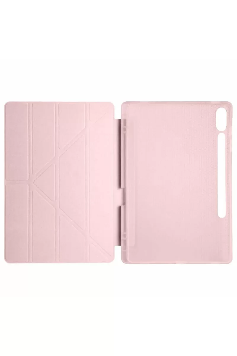 Newface Samsung Galaxy X510 Tab S9 FE 11 Kılıf Kalemlikli Mars Tablet Kılıfı - Rose Gold