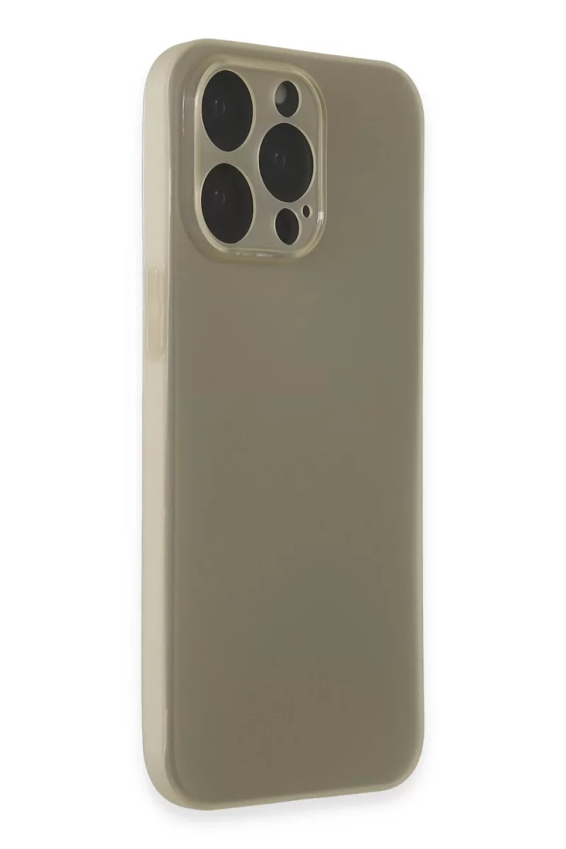 Newface Apple iPhone 15 Pro Max Kılıf Puma Silikon - Titan Gri