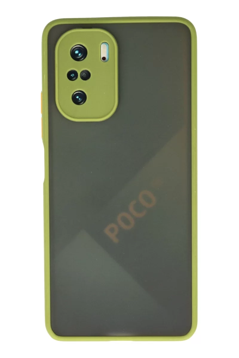 Newface Xiaomi Poco F3 Kılıf Montreal Silikon Kapak - Açık Yeşil