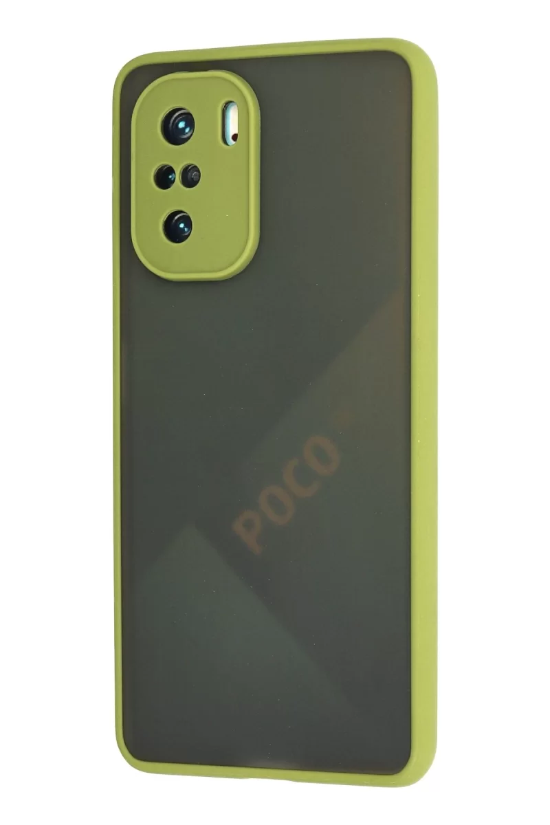 Newface Xiaomi Poco F3 Kılıf Montreal Silikon Kapak - Açık Yeşil