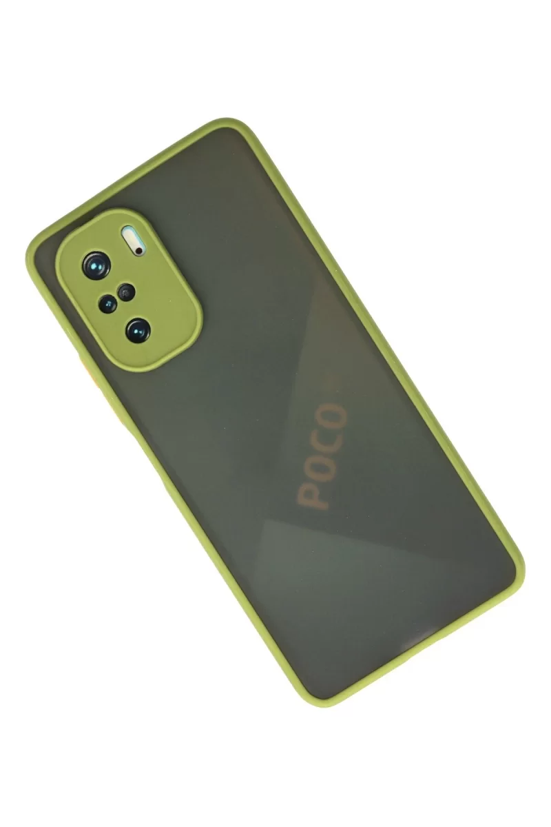 Newface Xiaomi Poco F3 Kılıf Montreal Silikon Kapak - Açık Yeşil