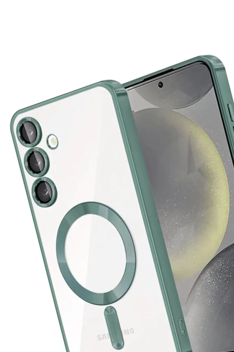 Newface Samsung Galaxy A54 5G Kross Magneticsafe Kapak - Koyu Yeşil