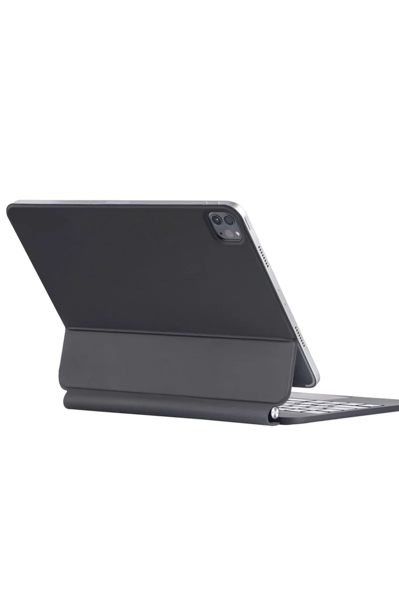 Newface Apple iPad Pro 13 (2024) Kılıf X9P Magic Manyetik Klavyeli Tablet Kılıfı - Siyah