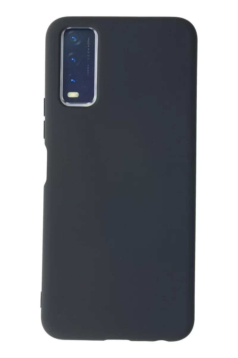 Newface Vivo Y11S Kılıf Nano içi Kadife Silikon - Gri