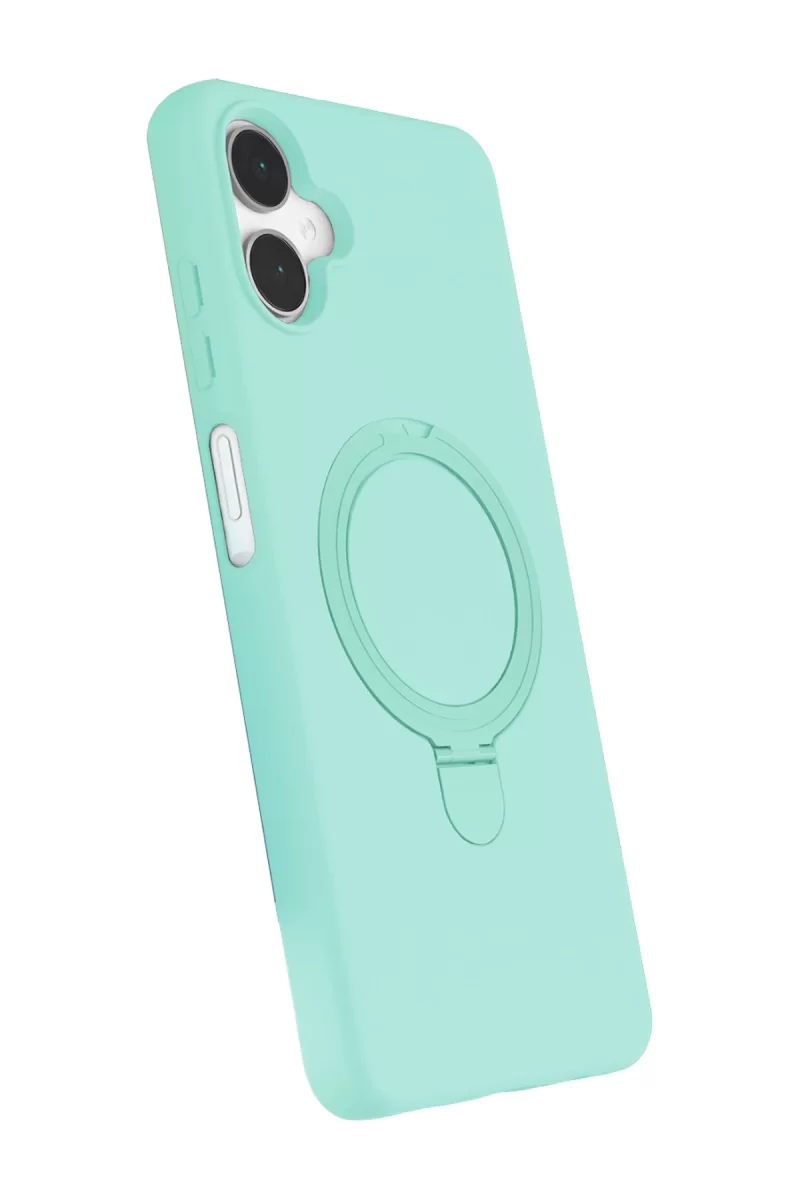 Newface Samsung Galaxy A06 Regal Magsafe Standlı Kapak - Su Yeşili