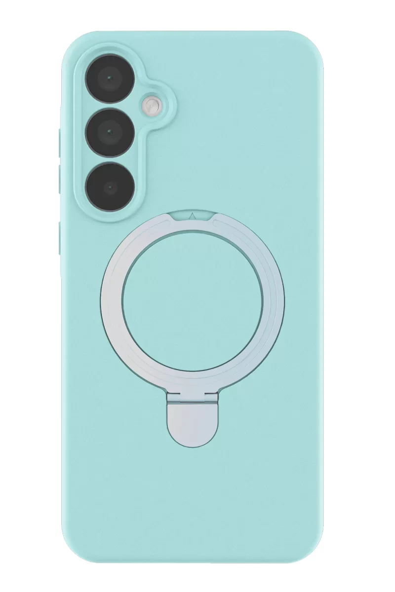 Newface Samsung Galaxy A55 5G Regal Magsafe Standlı Kapak - Su Yeşili