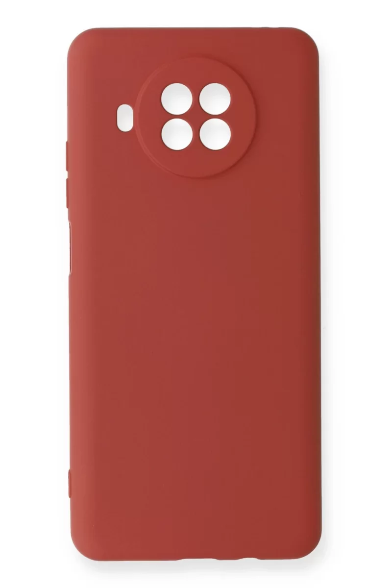Newface Xiaomi Mi 10T Lite Kılıf Nano içi Kadife Silikon - Kiremit