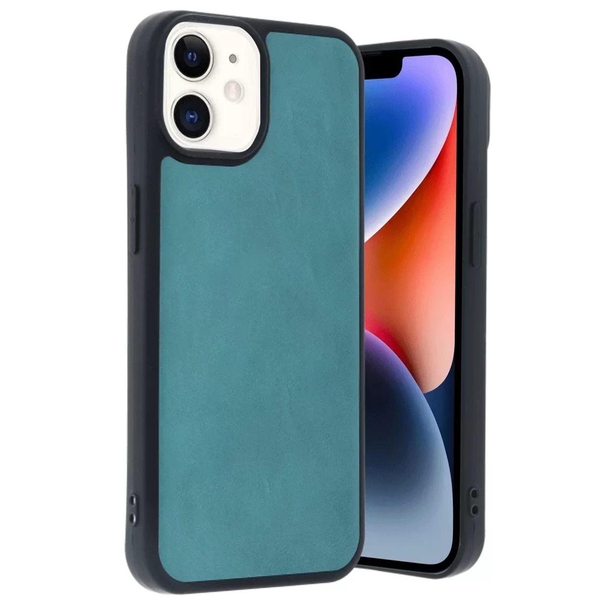 Newface Apple iPhone 11 Kılıf Aras Deri Kapak - Açık Yeşil