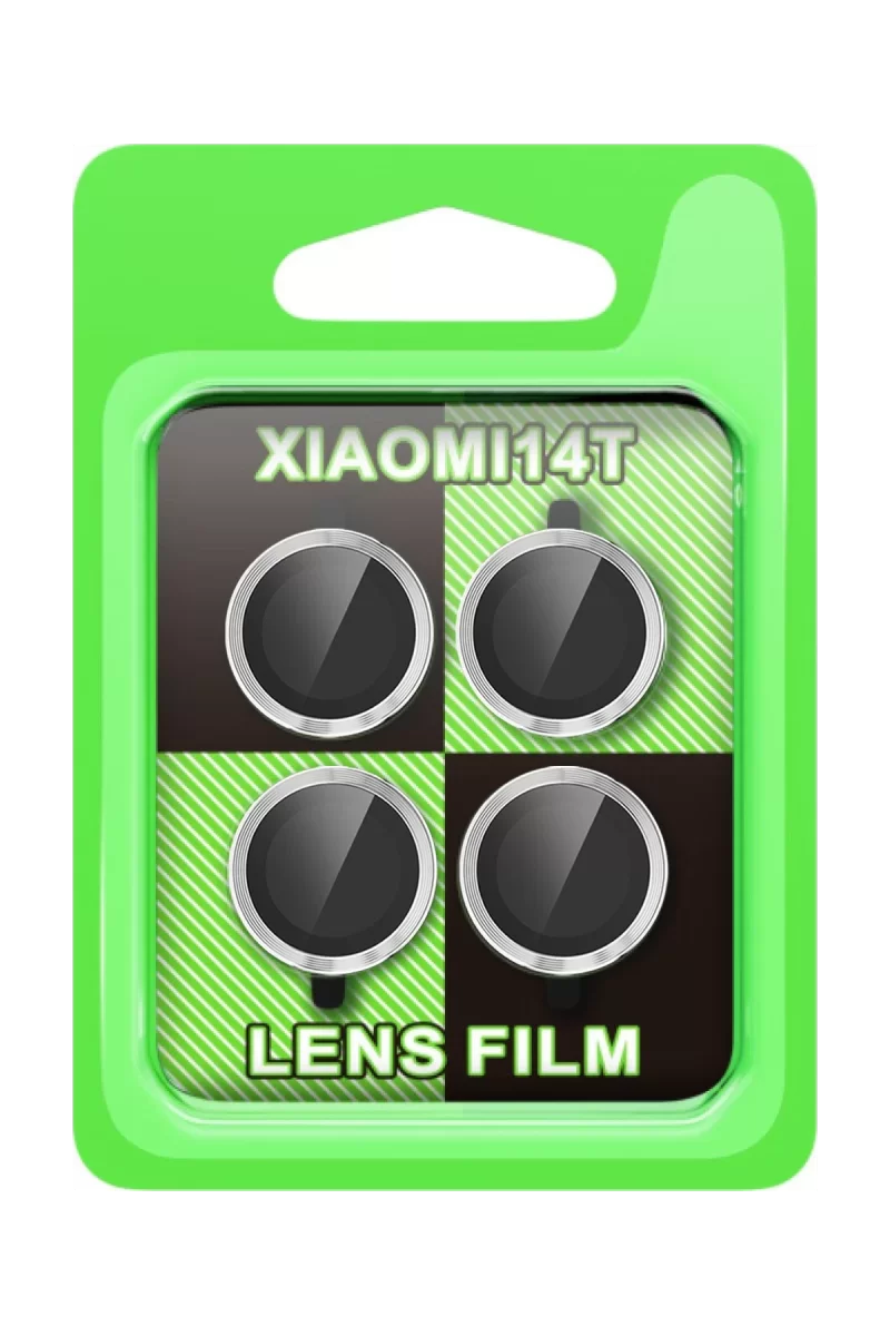 Newface Xiaomi Mi 14T Raze Metal Kamera Lens - Gümüş