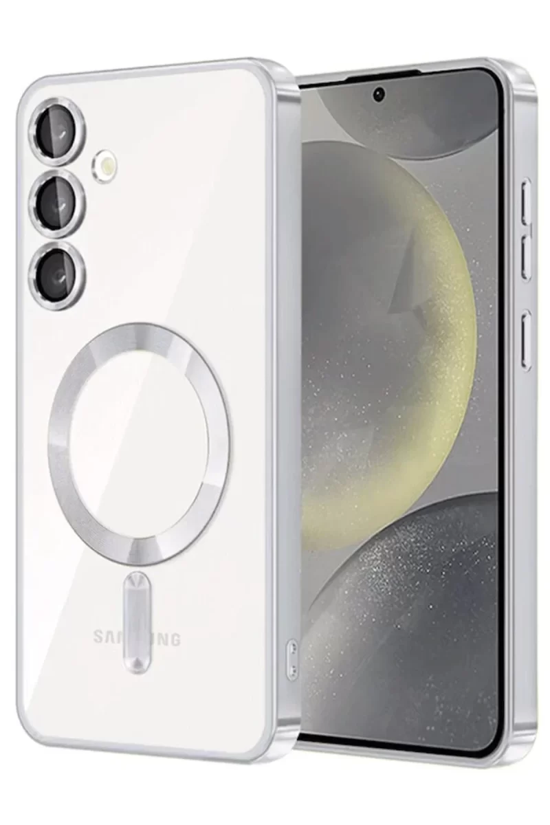 Newface Samsung Galaxy A26 Kross Magneticsafe Kapak - Gümüş