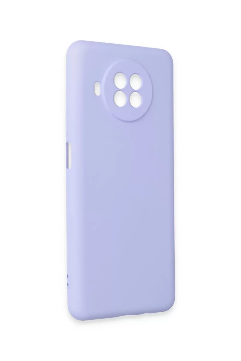 Newface Xiaomi Mi 10T Lite Kılıf Nano içi Kadife Silikon - Lila