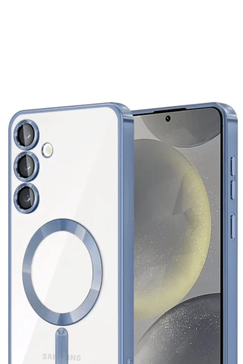 Newface Samsung Galaxy A56 Kross Magneticsafe Kapak - Sierra Blue