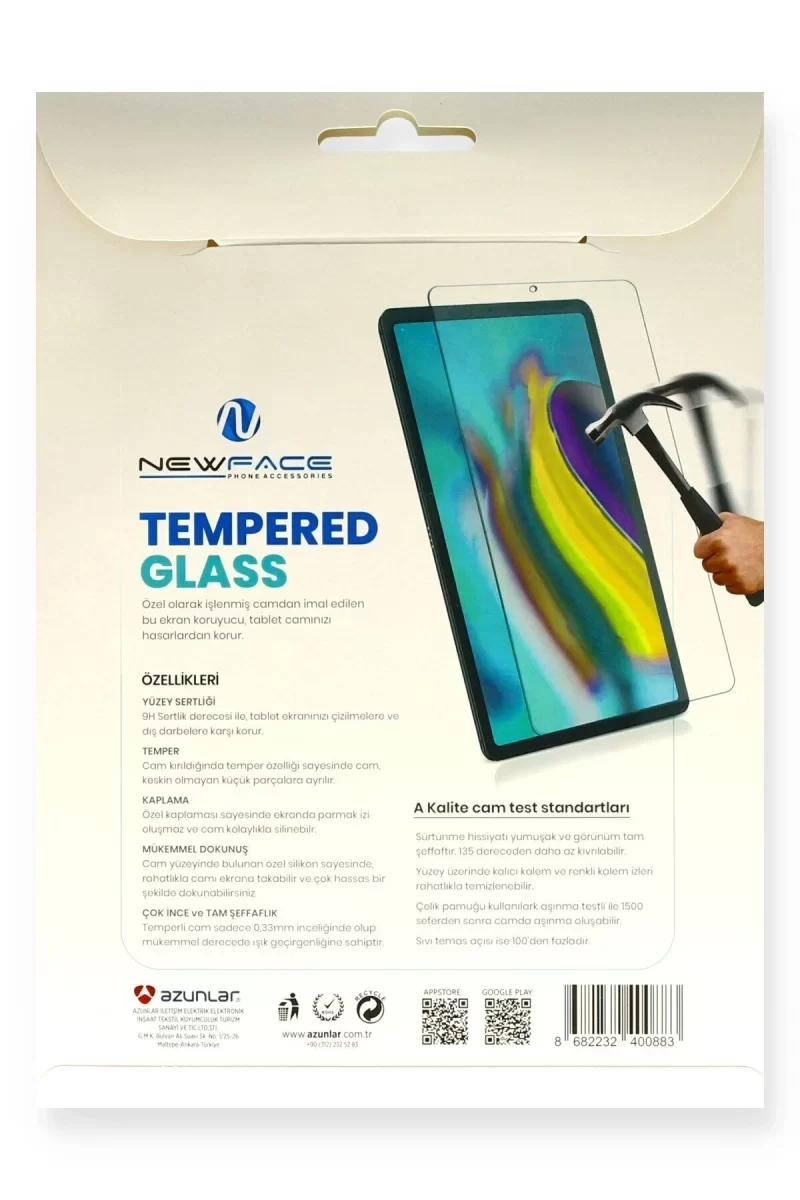Newface Universal 10 Tablet Cam Ekran Koruyucu