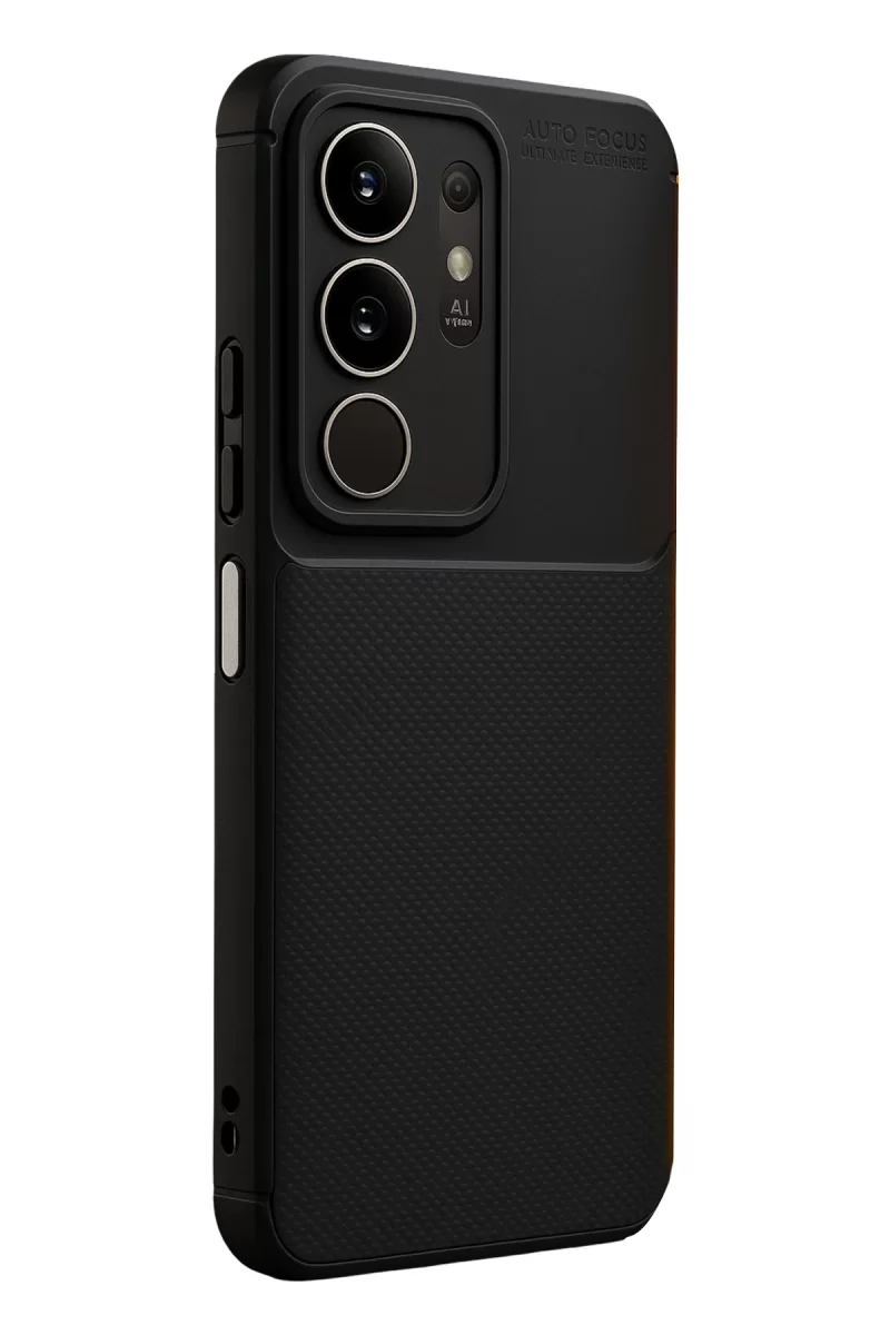 Newface Vivo Y29 4G Auto Focus Karbon Kapak - Siyah