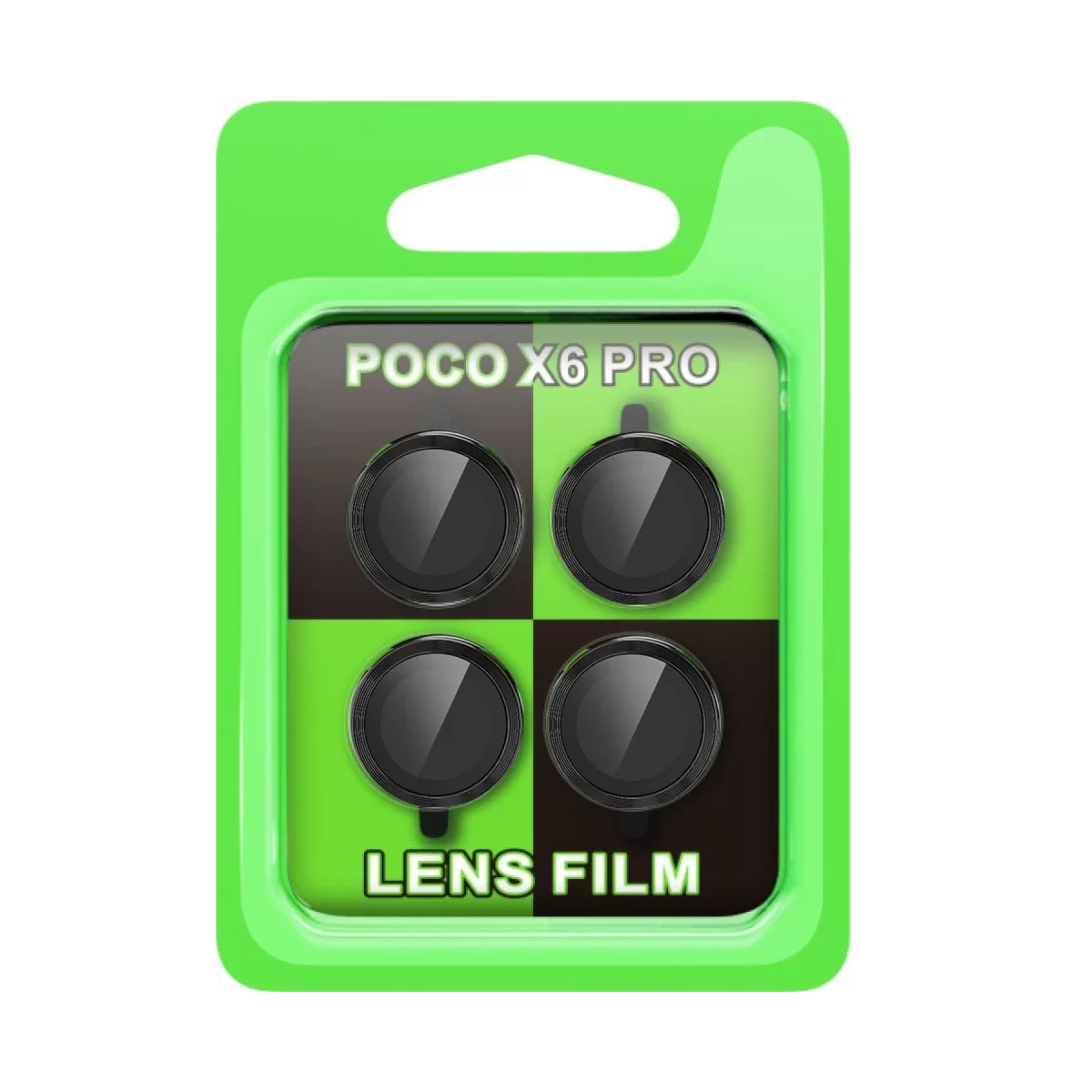 Newface Xiaomi Poco X6 Pro Raze Metal Kamera Lens - Siyah