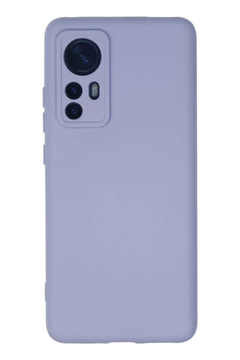 Newface Xiaomi Mi 12 Kılıf Nano içi Kadife Silikon - Lila