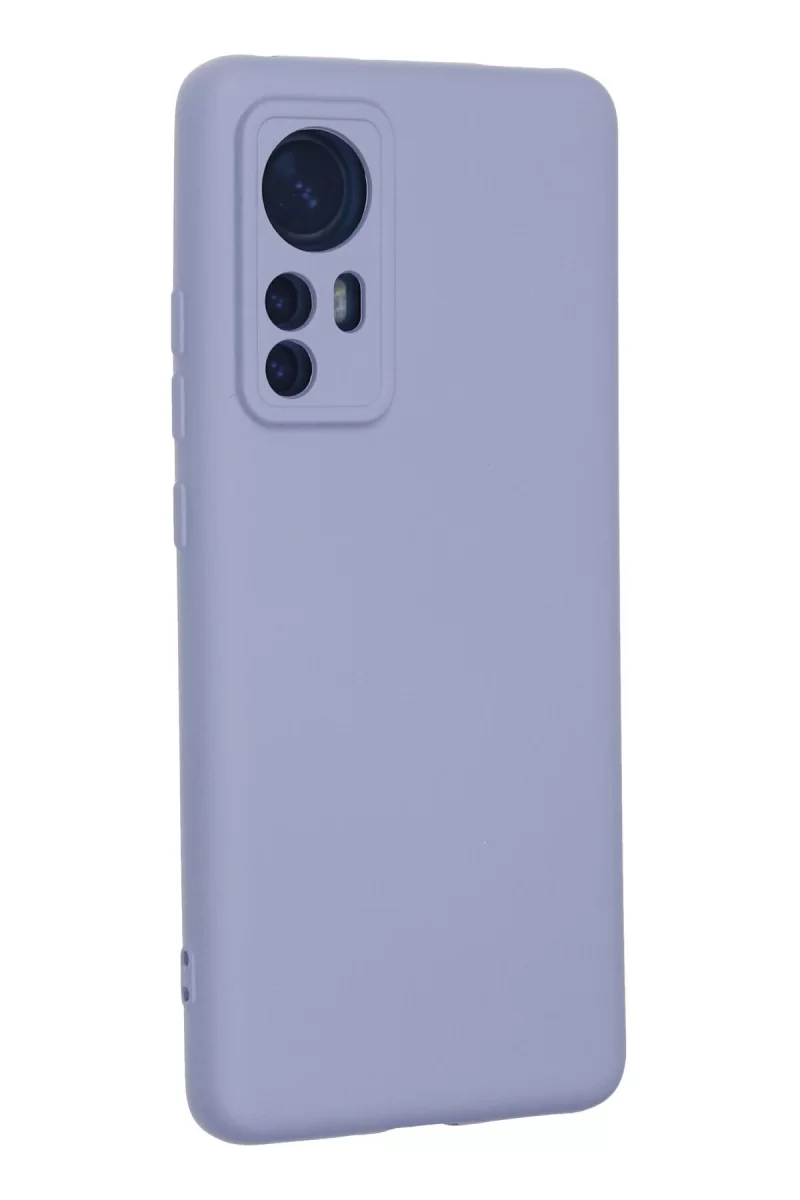 Newface Xiaomi Mi 12 Kılıf Nano içi Kadife Silikon - Lila
