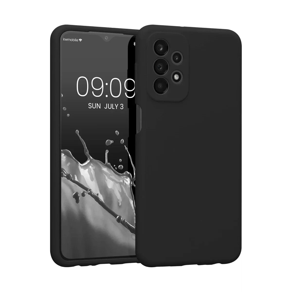 Newface Samsung Galaxy A73 5G Kılıf First Silikon - Siyah
