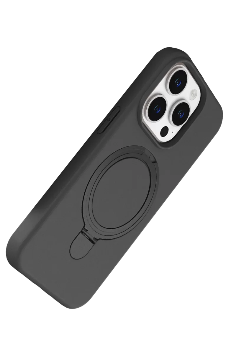 Newface Apple iPhone 14 Pro Max Regal Magsafe Standlı Kapak - Titan Gri