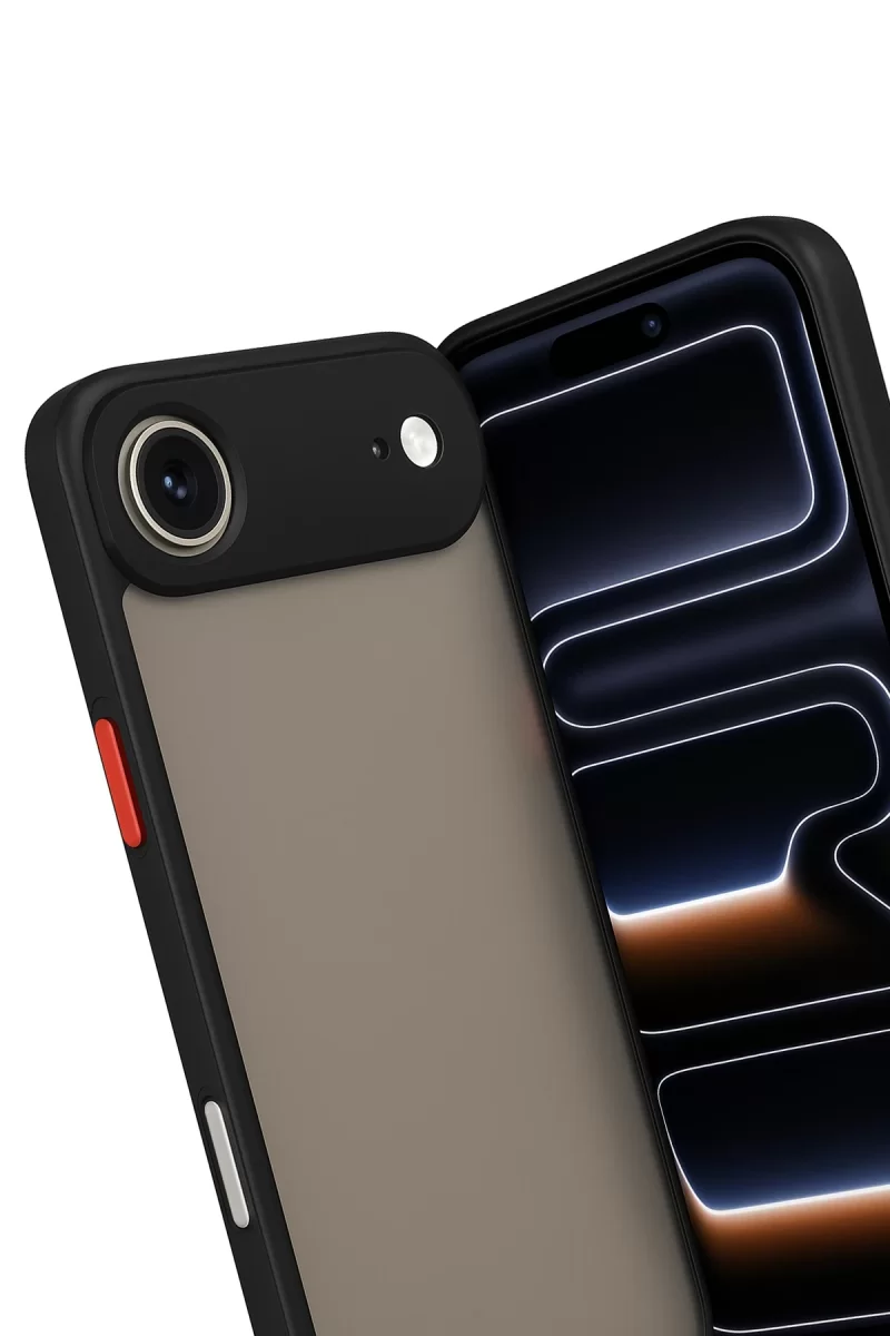 Newface Apple iPhone 17 Air Kılıf Montreal Silikon Kapak - Siyah