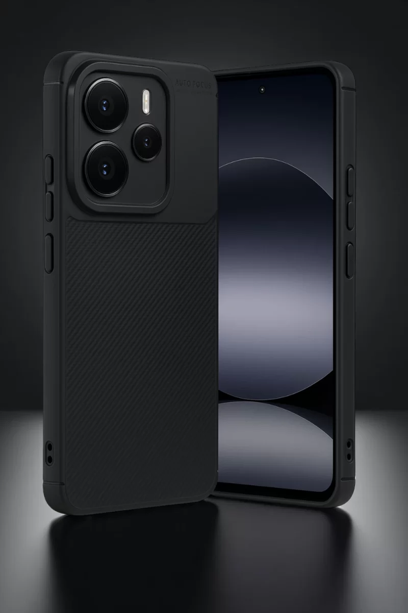 Newface Xiaomi Note 14 5G Auto Focus Karbon Kapak - Siyah
