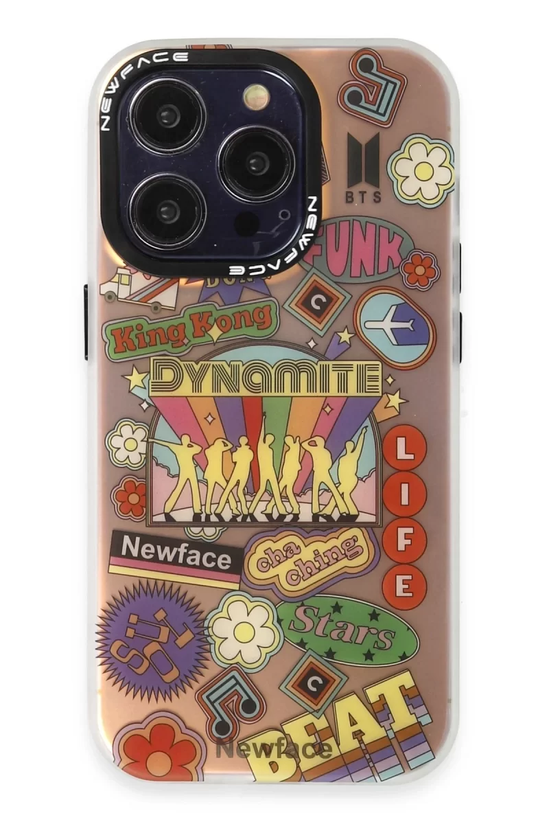 Newface Apple iPhone 14 Pro Kılıf Estoril Desenli Kapak - Estoril - 14