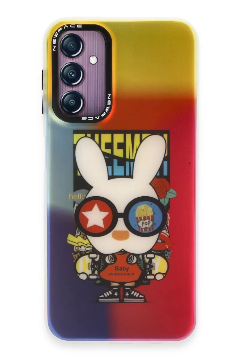 Newface Samsung Galaxy A14 4G Kılıf Estoril Desenli Kapak - Estoril - 10