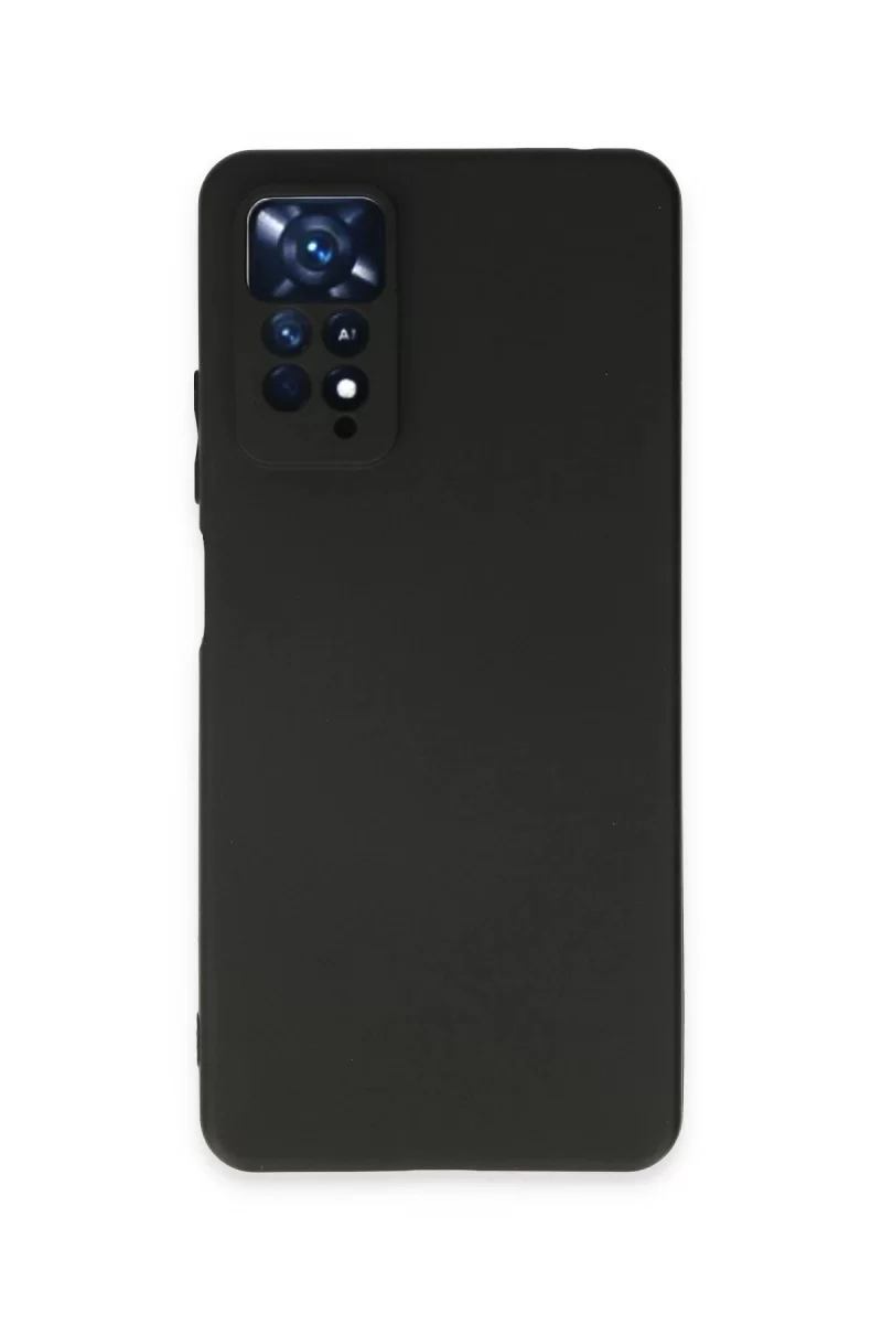 Newface Xiaomi Redmi Note 11 Kılıf First Silikon - Siyah