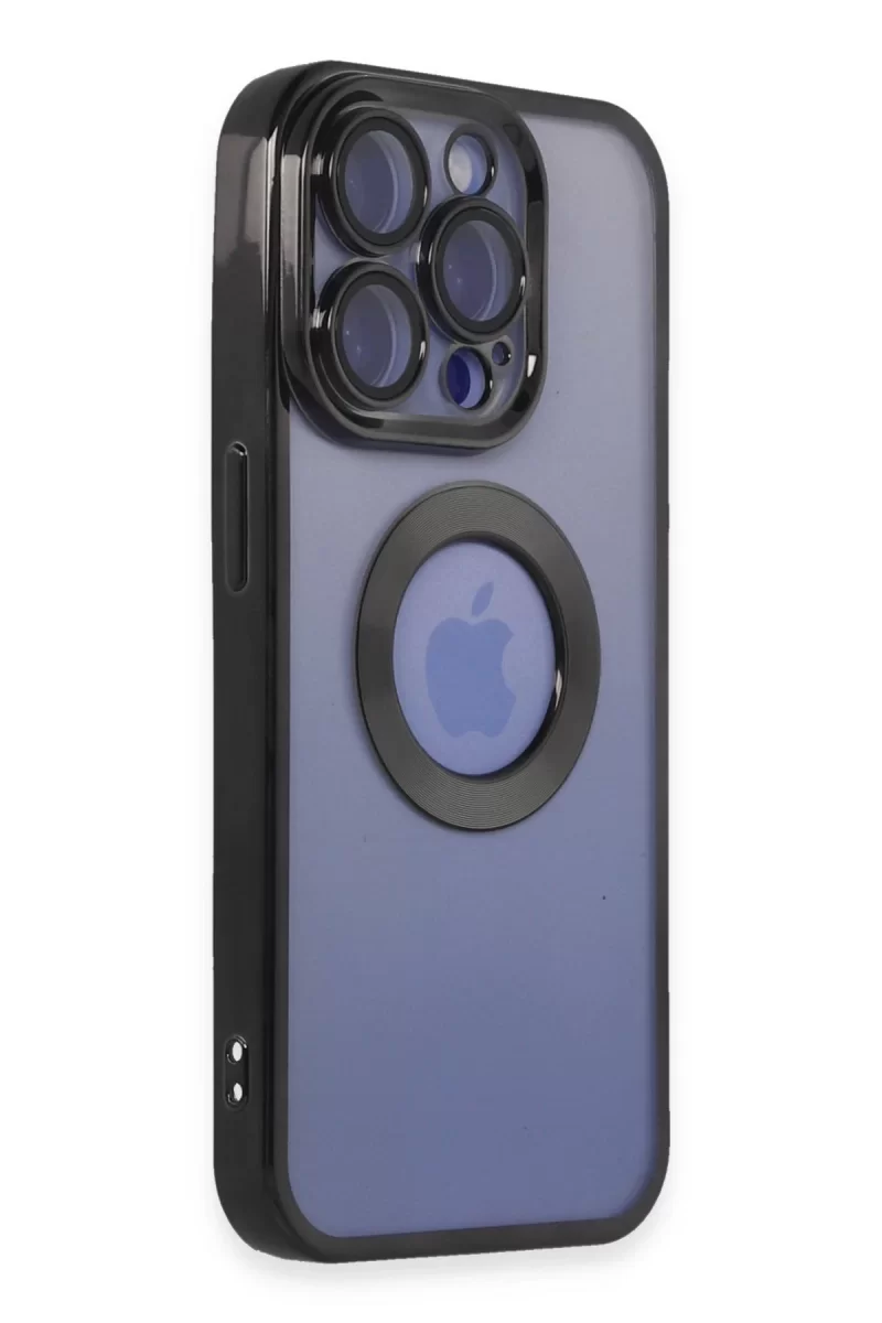 Newface Apple iPhone 15 Pro Max Kılıf Slot Silikon - Siyah