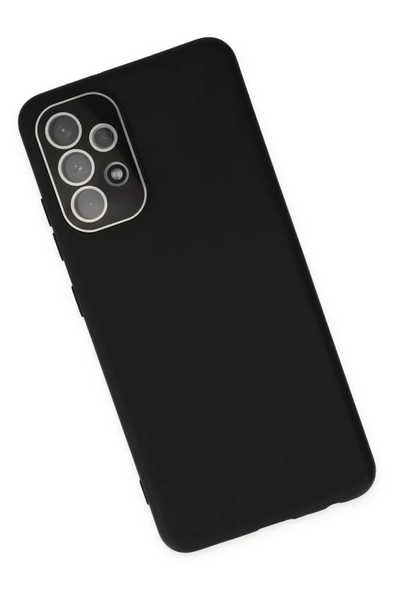 Newface Samsung Galaxy A33 5G Kılıf Lansman Glass Kapak - Siyah