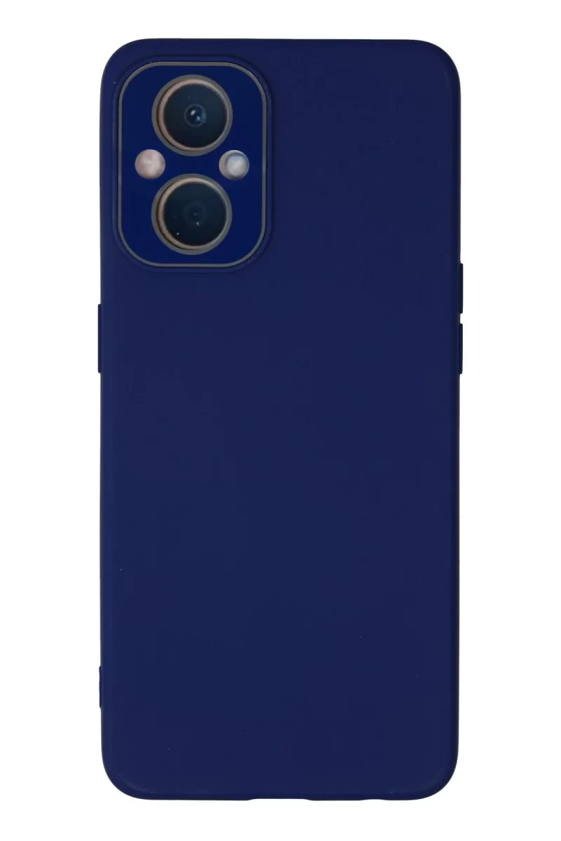 Newface Oppo Reno 7 Lite Kılıf Lansman Glass Kapak - Sky Blue