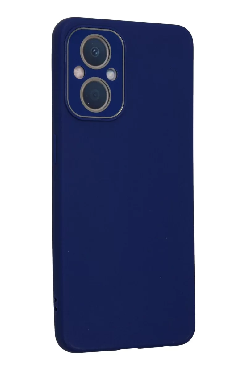 Newface Oppo Reno 7 Lite Kılıf Lansman Glass Kapak - Sky Blue