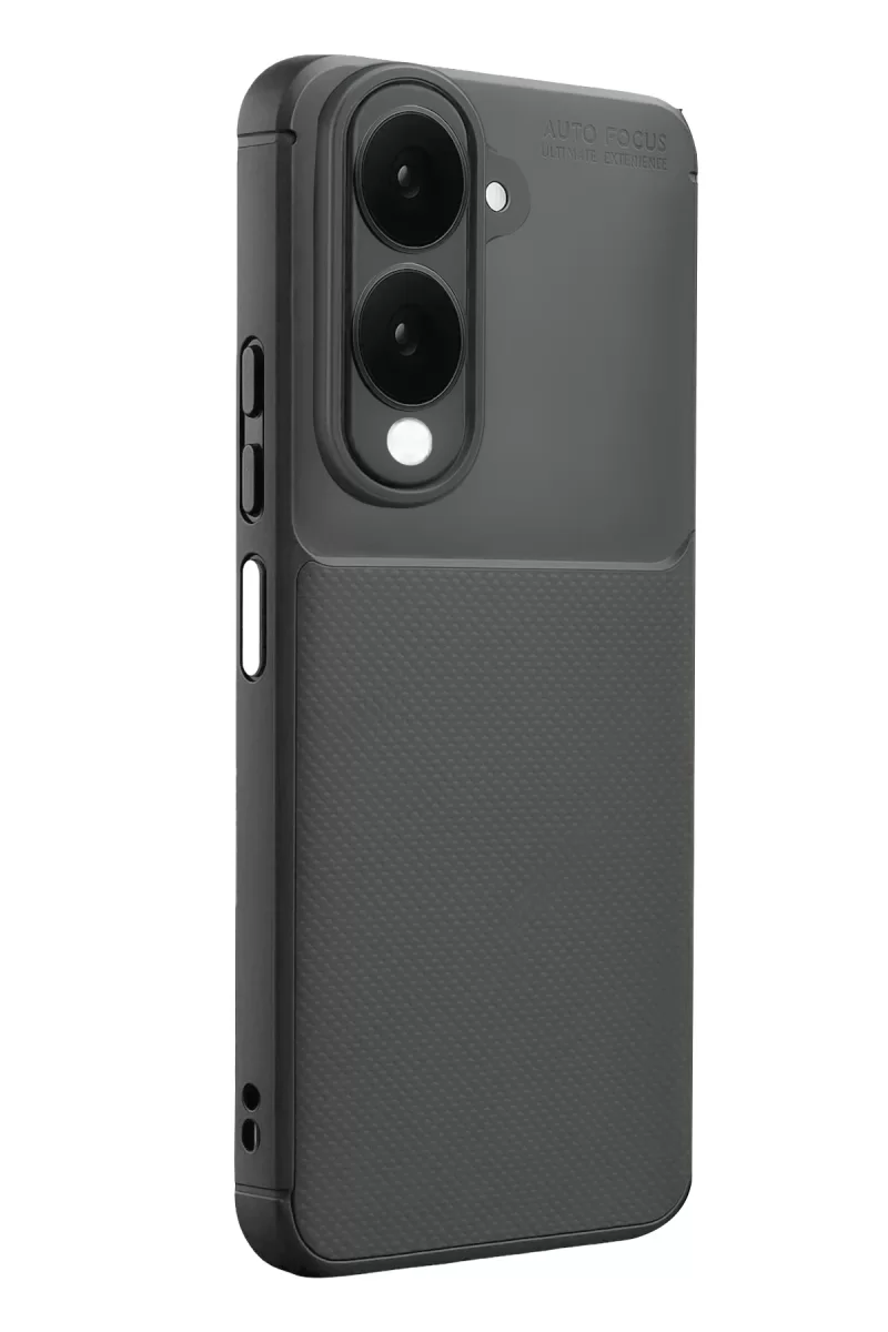 Newface Vivo Y29S Auto Focus Karbon Kapak - Gri