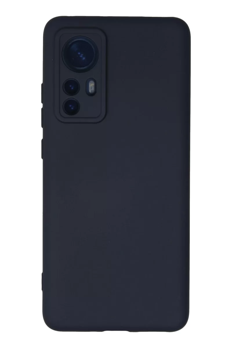 Newface Xiaomi Mi 12 Kılıf Nano içi Kadife Silikon - Lacivert