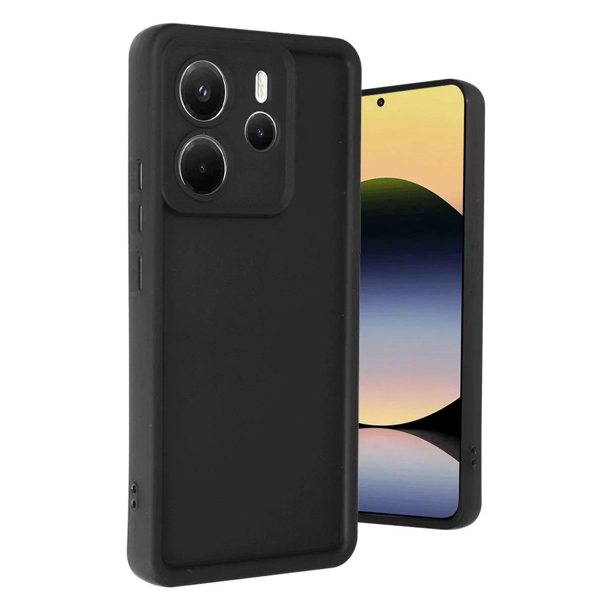 Newface Xiaomi Redmi Note 14 4G Kılıf Viera Silikon - Siyah