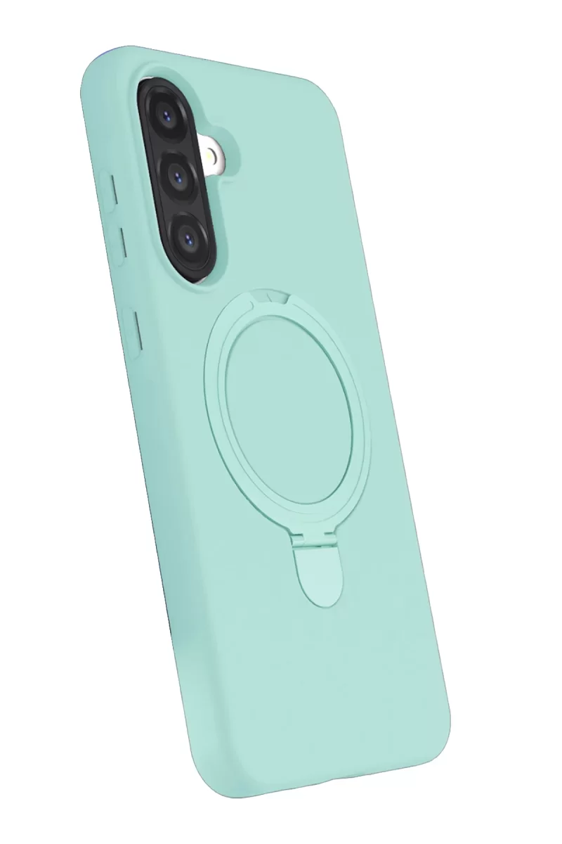 Newface Samsung Galaxy A56 Regal Magsafe Standlı Kapak - Su Yeşili